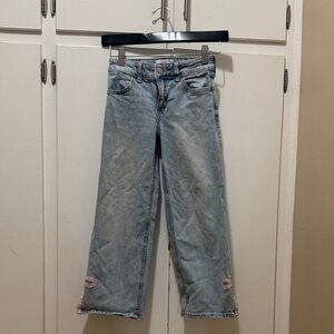 Abercrombie Kids Light Blue Jeans with Pink Accents